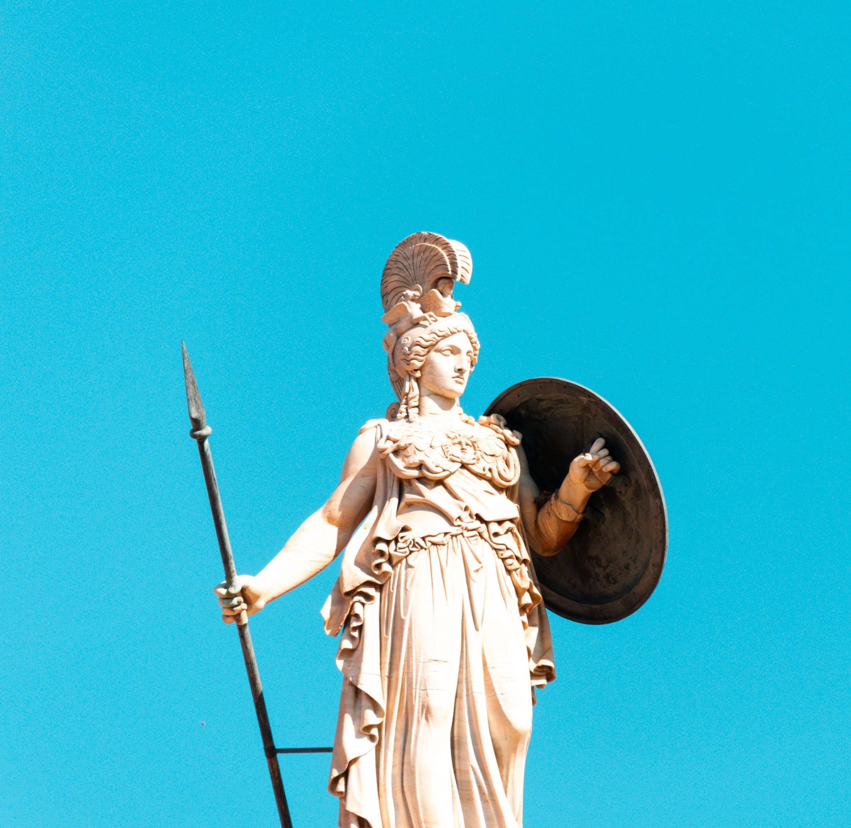 Photograph of a statue of Athena